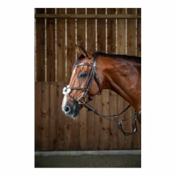 Filet Dyon Muserolle Croisée Noir Neuf Cheval*Dy'on Hot