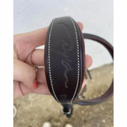 filet Dyon neuf muserolle croisée taille cheval marron*Dy'on