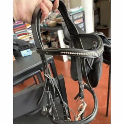 filet 580 - noseband amovible + rênes*Fouganza Discount