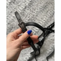 Filet noir strass équitation*Fouganza