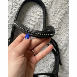 Filet noir strass équitation*Fouganza