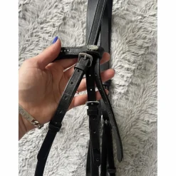 Filet noir strass équitation*Fouganza
