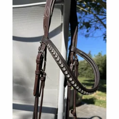 Filet + frontal Hekktor Leather + rênes (tout en taille Full)*Norton New