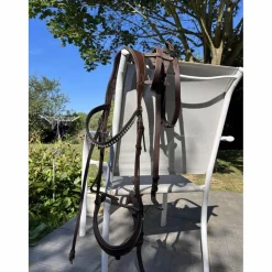 Filet + frontal Hekktor Leather + rênes (tout en taille Full)*Norton New
