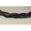 Accessoires>Frontal Strass bleu Poney