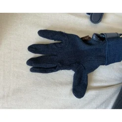Fouganza Accessoires>Gants agrippants bleu marine neuf
