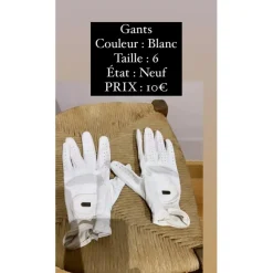 Gants Blanc*- Marque inconnue -