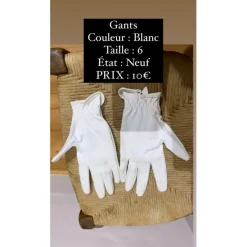Gants Blanc*- Marque inconnue -