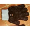 Fouganza Accessoires>Gants équitation enfant TRICOT marron bleu ciel 4 - 6 ans