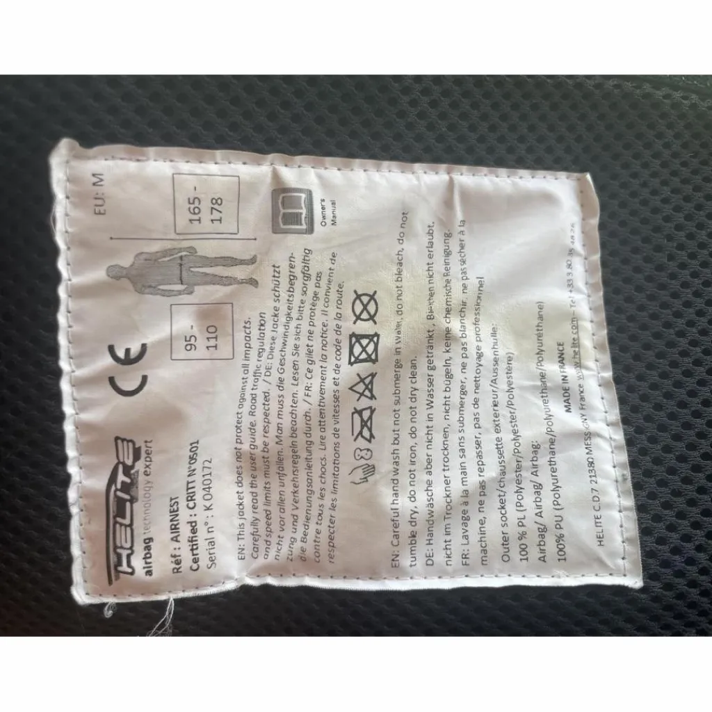 Helite Airbags>Gilet airbag