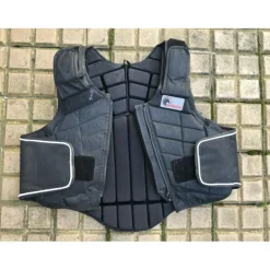 Gilet protection cross ''Protecto'' noir enfant*- Marque inconnue - New