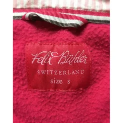 Felix Bhuler Sweats / Pulls>Gilet sweat polaire rose Felix Buhler