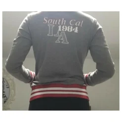 Equitheme Sweats / Pulls>Gilet/sweat gris et rouge