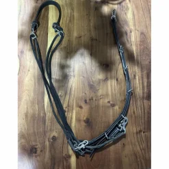 Gogue à poulies cuir noir taille cheval*Eric Thomas Online