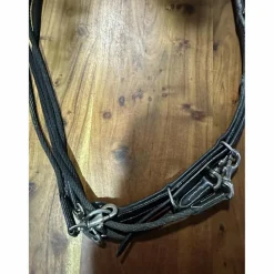 Gogue à poulies cuir noir taille cheval*Eric Thomas Online