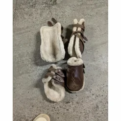GUETRES CUIR MARRON + protège boulet*RXR Best