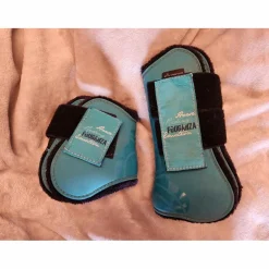 Guêtres et protèges boulets , bleu*Fouganza Discount
