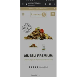 Lambey Müesli Premium*- Marque inconnue - Hot