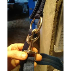 Licol Bleu Marine Type Ecossais*Horze Hot
