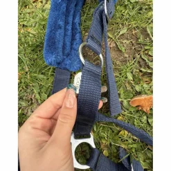 licol moumoute bleu taille cob*Equitheme Outlet