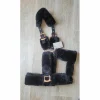 Equitheme Licols Et Longes>Licol moumoute noir