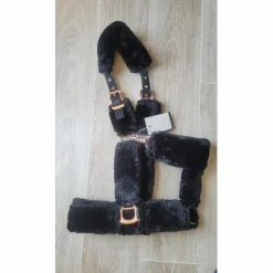 Equitheme Licols Et Longes>Licol moumoute noir