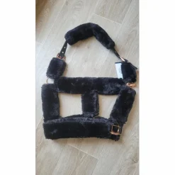 Equitheme Licols Et Longes>Licol moumoute noir