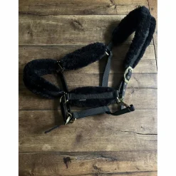 Licol noir et doré en mouton*Fouganza Outlet