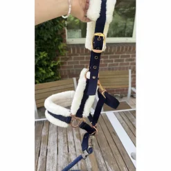 Licol taille poney, avec moumoute et boucles en rose gold*Norton Online
