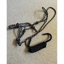 Licol éthologique noir/gris taille petit cheval + longe*- Marque inconnue - New