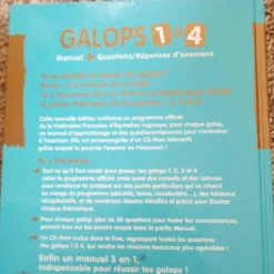 - Marque inconnue - Livres>Livre Galop 1 à 4 manuel avec CD + question/réponses