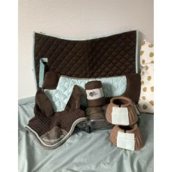 Fouganza Ensemble Tapis + Bonnet>Lot choco-ciel