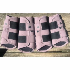 QHP Travail>Lot de guêtres dressage fermées taille cheval M et L