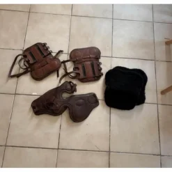 Lot protections cheval Guêtres + Protège-boulets Bruno Delgrange + moutons*Forestier Hot