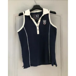 Lots de deux tee-shirts bleu marine*Equitheme Outlet