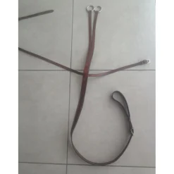 Komutekir Martingales>Martingale a anneaux en cuir Cognac