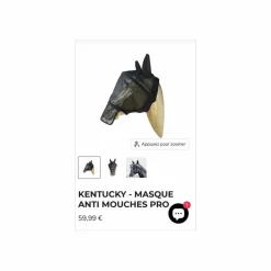 Kentucky Anti-Insectes>Masque anti mouche