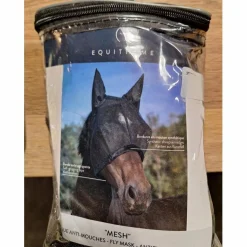 masque anti mouche noir mouton*Equitheme