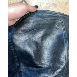 Dy'on Chaps>Mini Chaps classique Dy’on cuir noir taille S