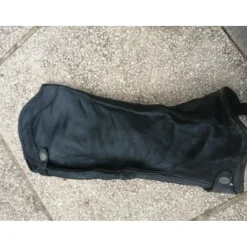Mini chaps cuir noir*Equitheme Online