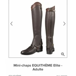 Mini chaps equithème Élite adulte*Equitheme Best