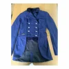Lamantia Couture Vestes De Concours>Mini-frac bleu, col et noeud velours bleu, liseré noir, boutons argenté