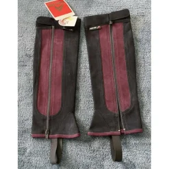 Euro-star Chaps>Minis chaps noir et bordeaux