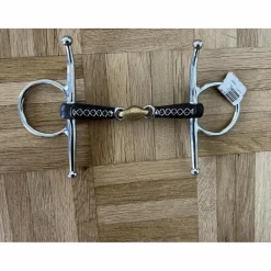Mors à aiguilles en cuir double brisure taille 125mm*Jump'In Sale