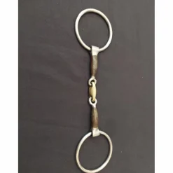 Trust Equestrian Mors Et Embouchures>Mors double brisures sweet iron et cuivre 145mm