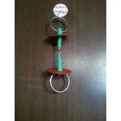 - Marque inconnue - Mors Et Embouchures>Mors Filet 2 anneaux Flexi Mint Mouth avec rondelles