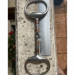 - Marque inconnue - Mors Et Embouchures>Mors olive rouleaux en cuivre