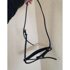 - Marque inconnue - Accessoires>MUSEROLLE ALLEMANDE NEUVE EN CUIR NOIR