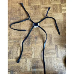 Muserolle croisée noire taille poney*Eric Thomas Outlet