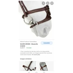 Muserolle X-nose silver crown*SILVER*CROWN Sale